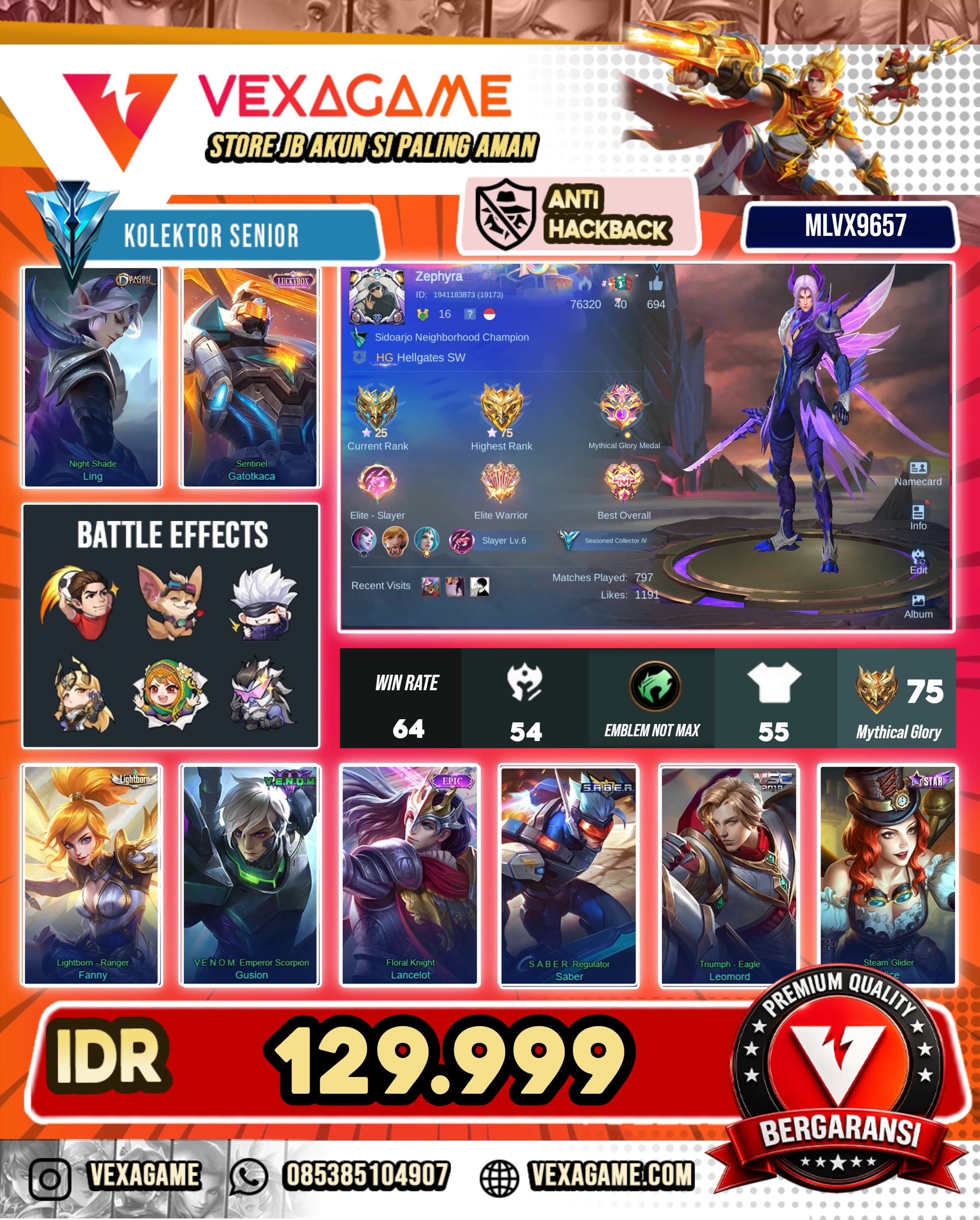 Ling Dragon Tamer | Gatotkaca Luckybox