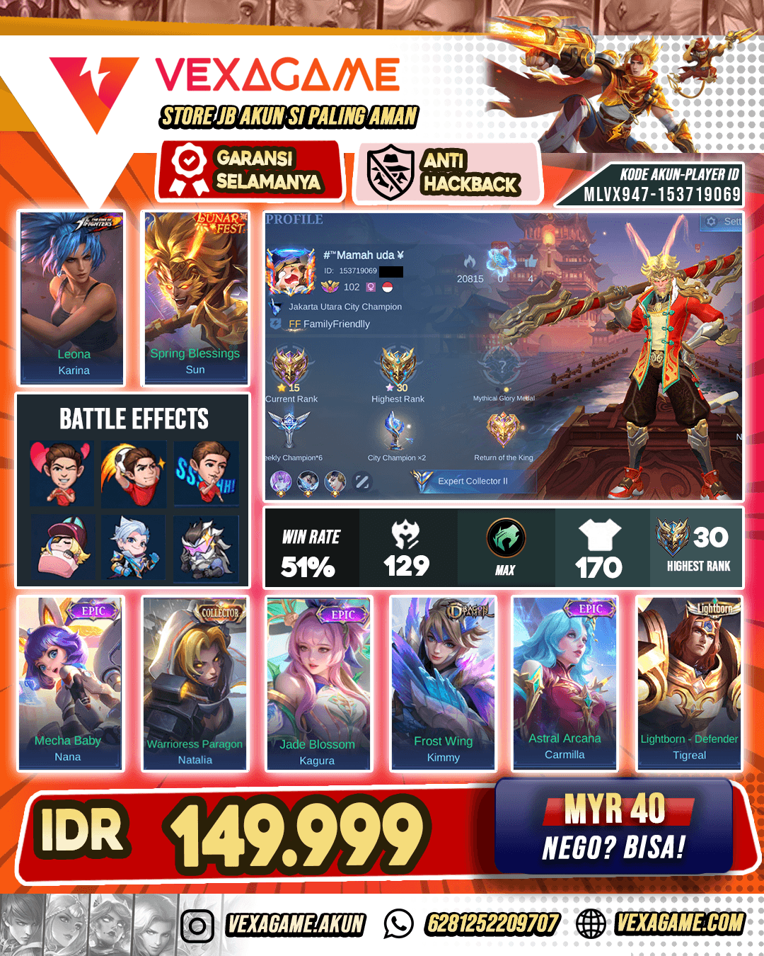 Sun Lunar Fest X Karina KoF