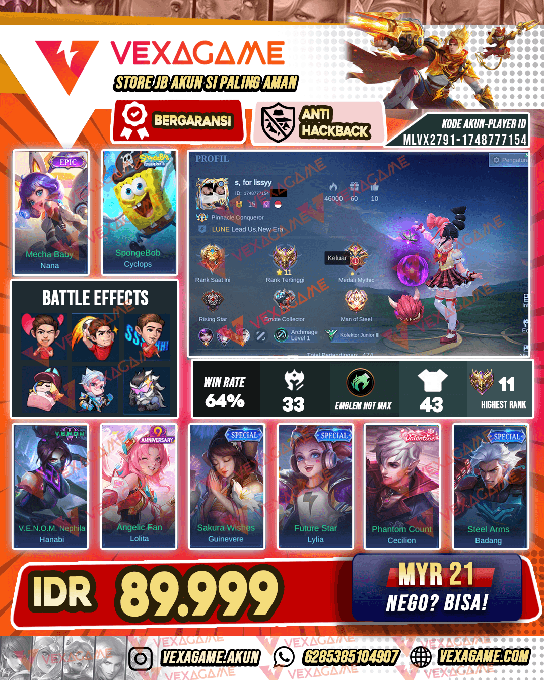 Akun Murah