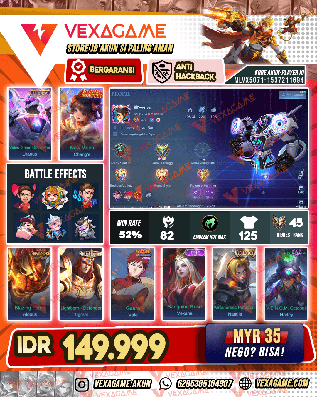 Uranus Luckybox X Change Lunar Fest