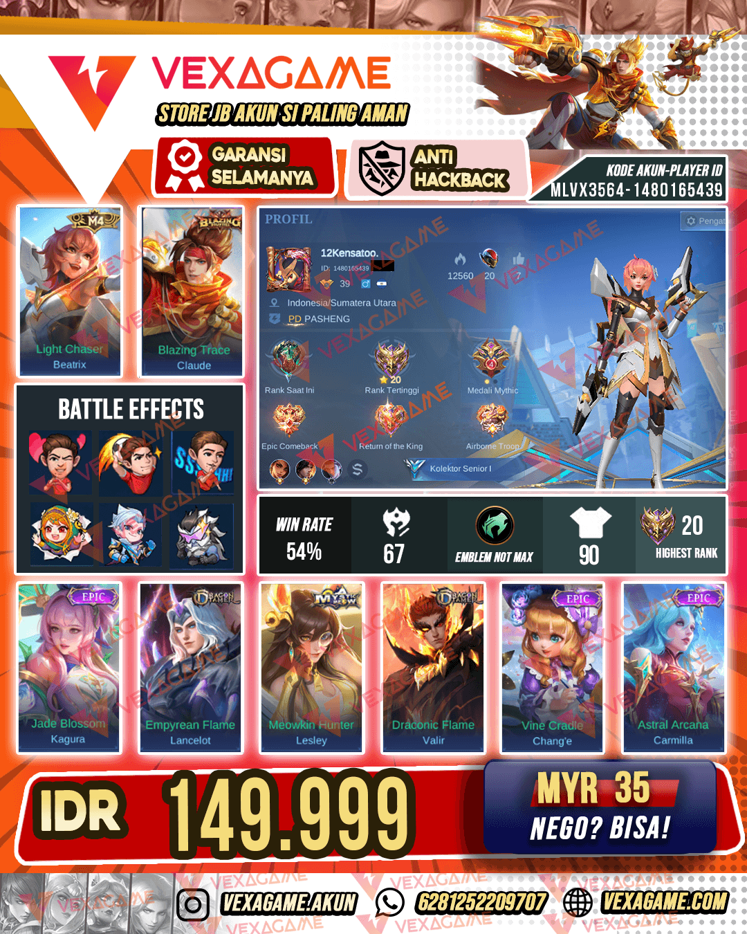 Beatrix M4 X Claude Blazing