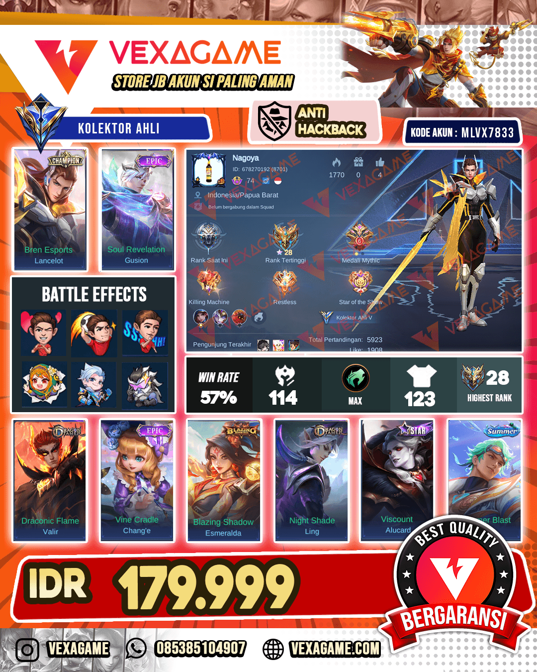 Lancelot Champions | Gusion Epic