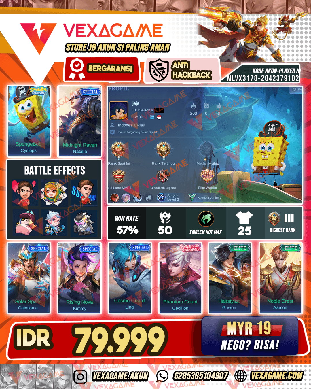 Akun Murah