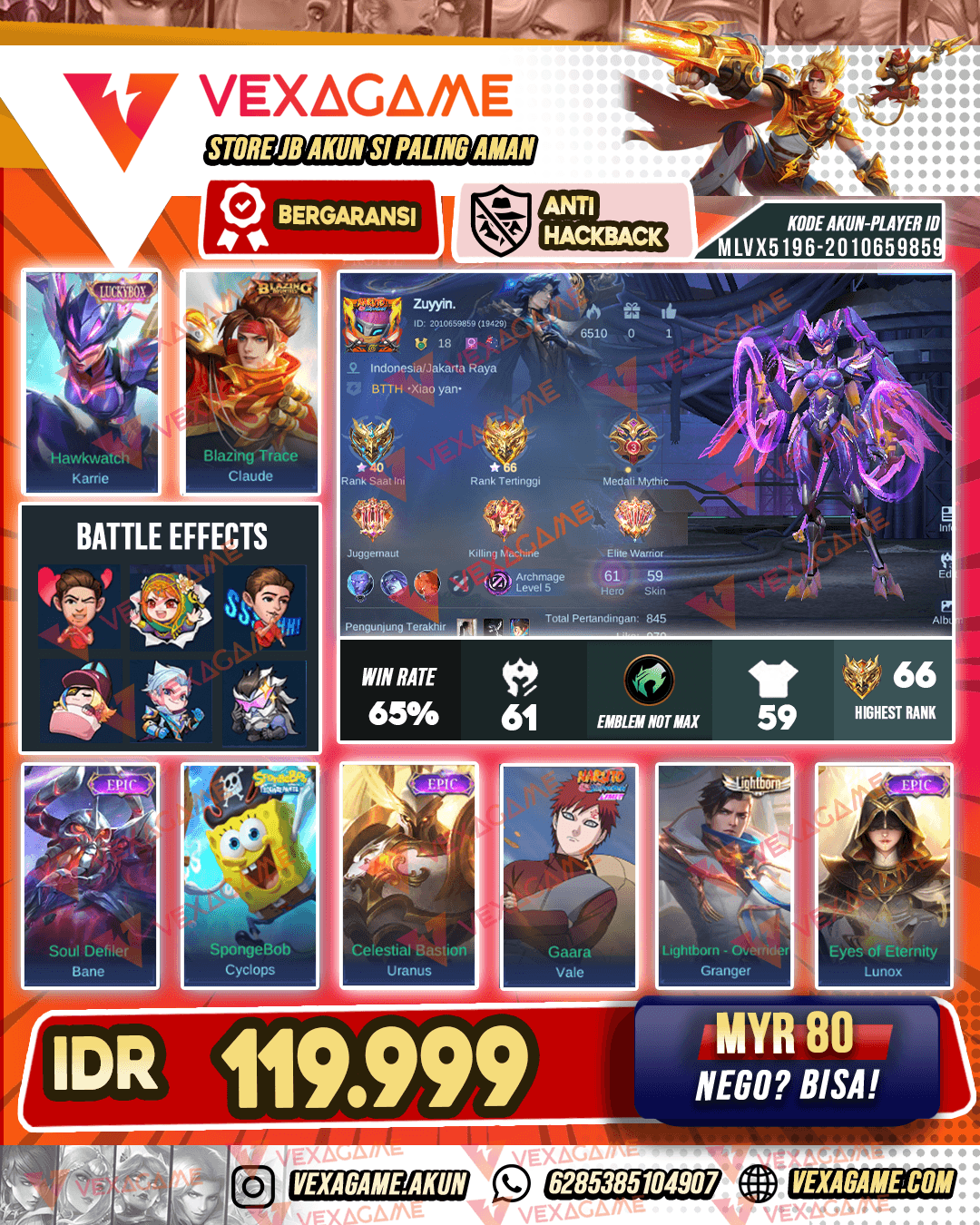 karrie Luckybox | Claude Blazing