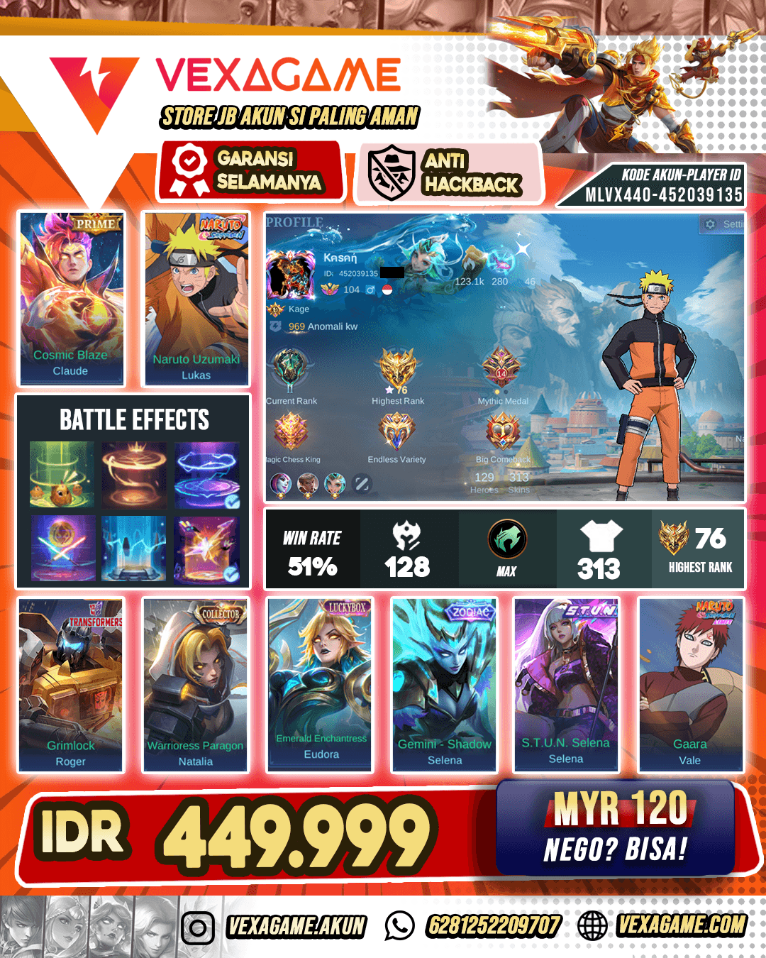 Lucas Naruto X Tass Tass Biru Merah