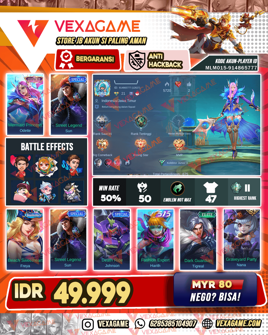 Odette Luckybox Murah