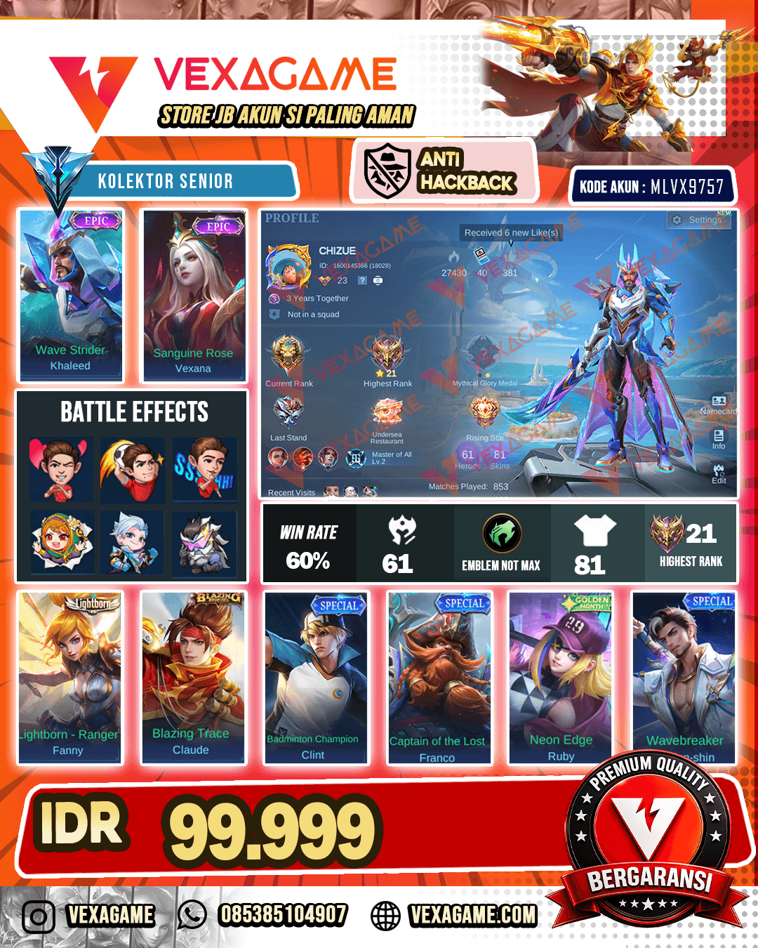 Khaleed Epic | Vexana Epic