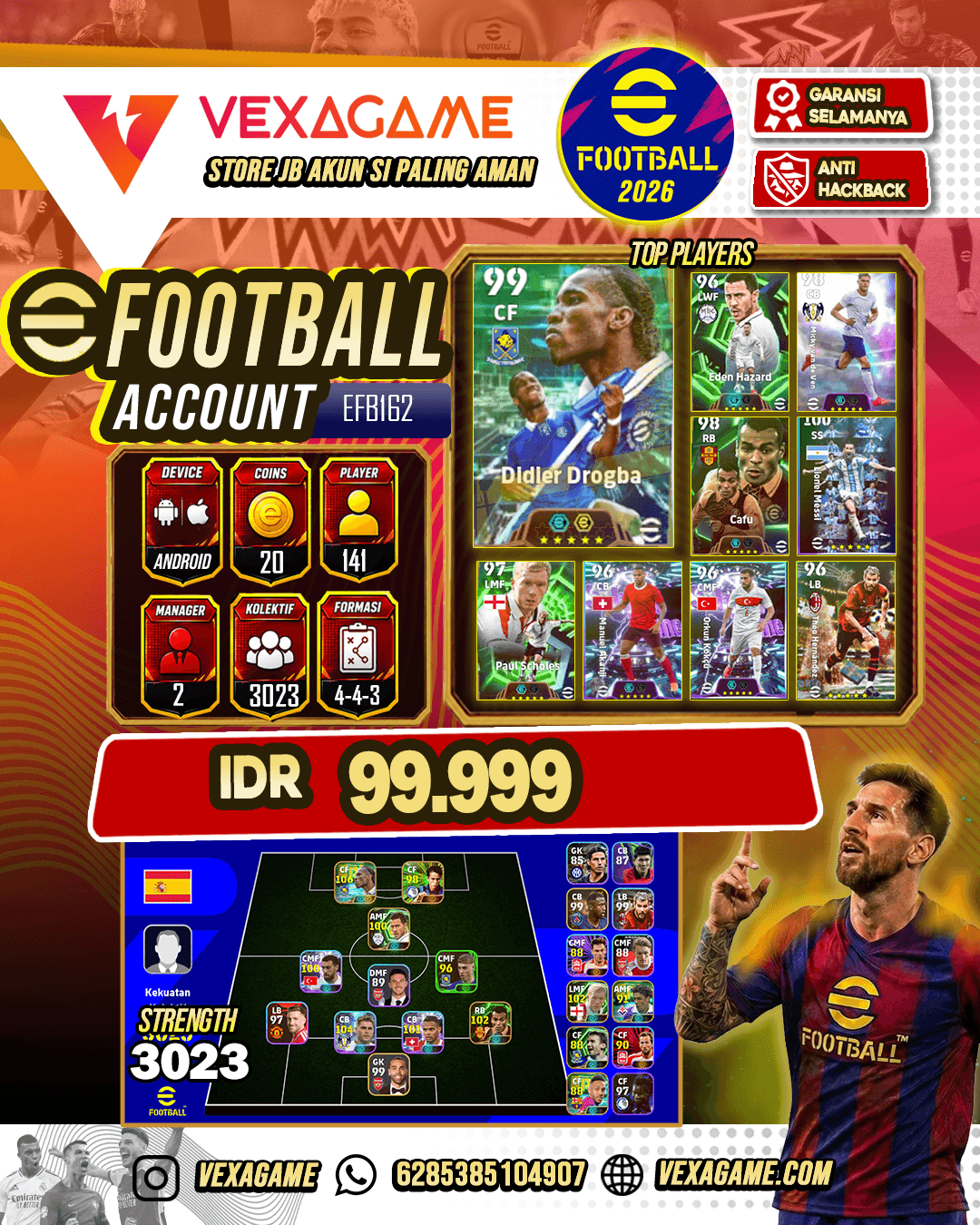 Didier Drogba 106, Eden Hazard, Steve McManaman, Maicon