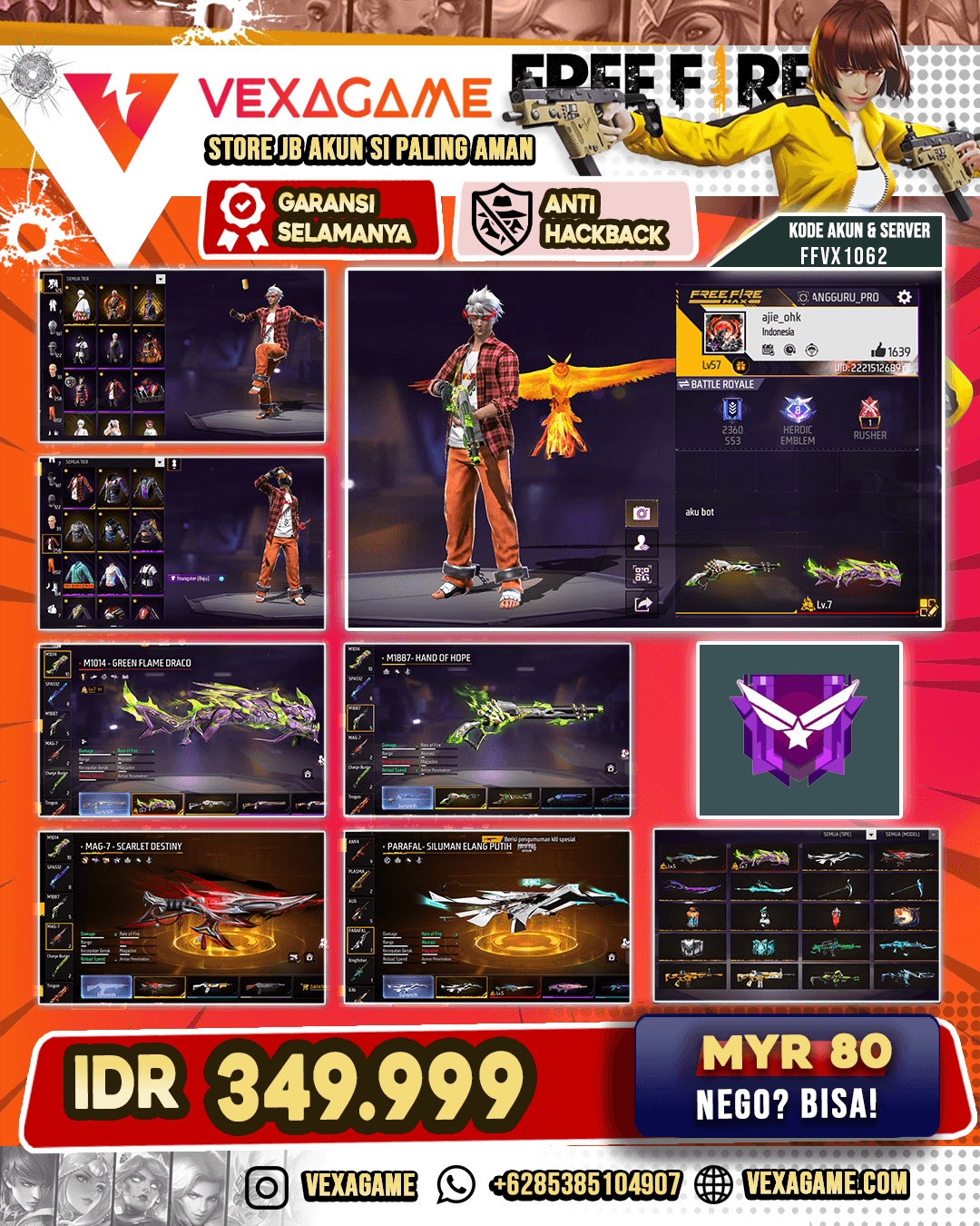 Spek Idaman FT | Elite CS Max 1 | Sg 2 Rasa Vault 250+