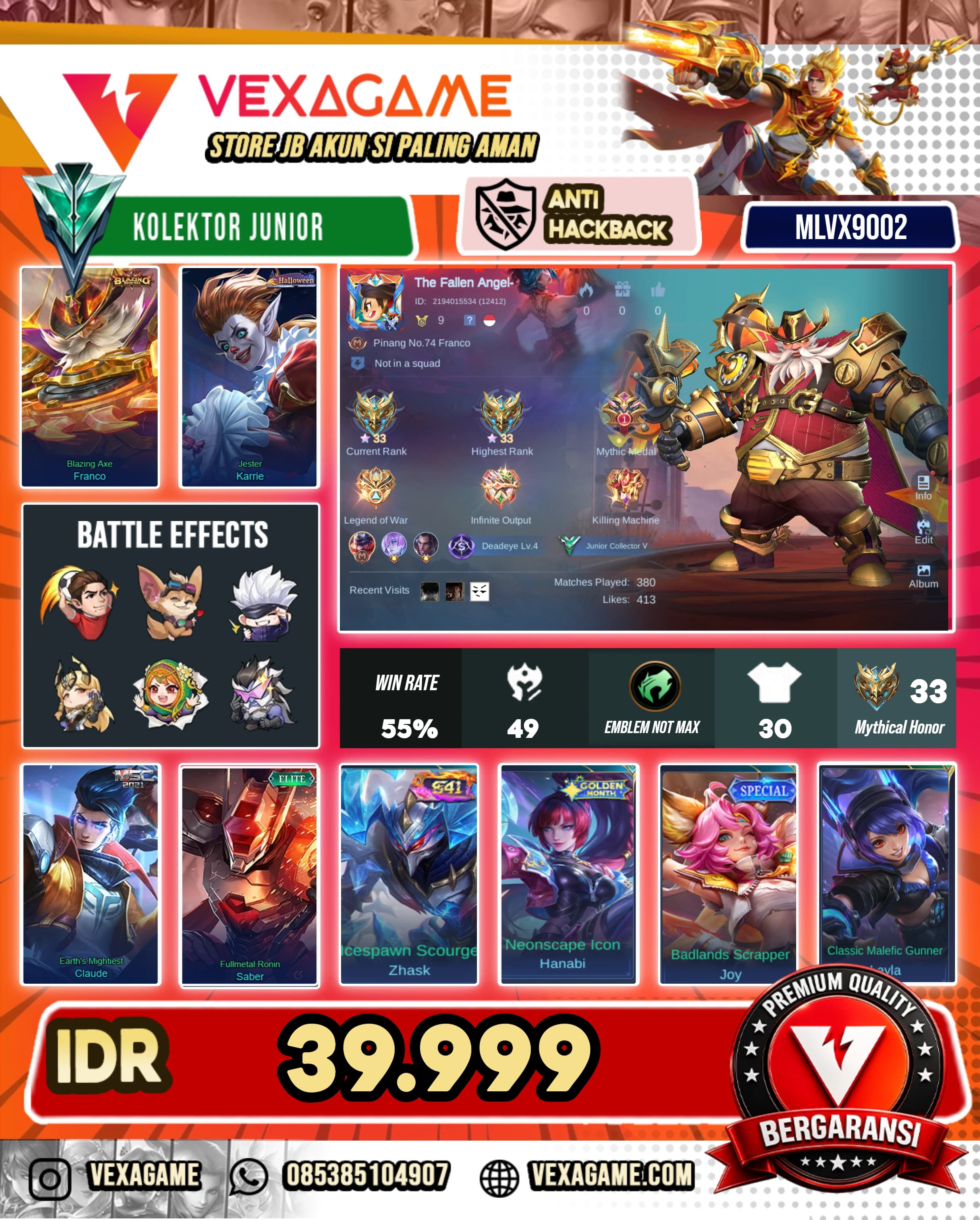Akun Murah Harga Pelajar