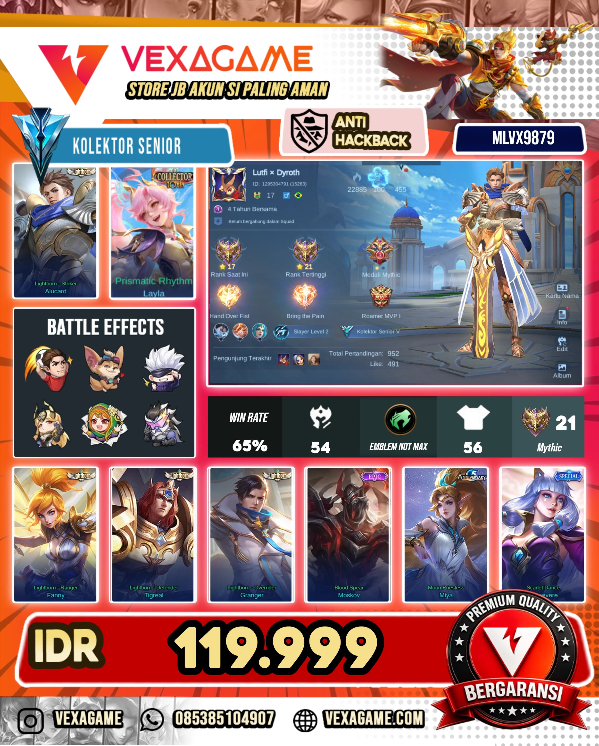 Alucard Lightborn | Layla Collector 10TH