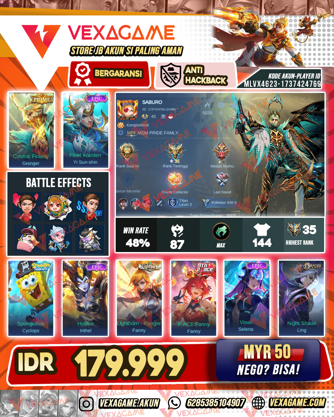 Granger Prime | Yss Epic