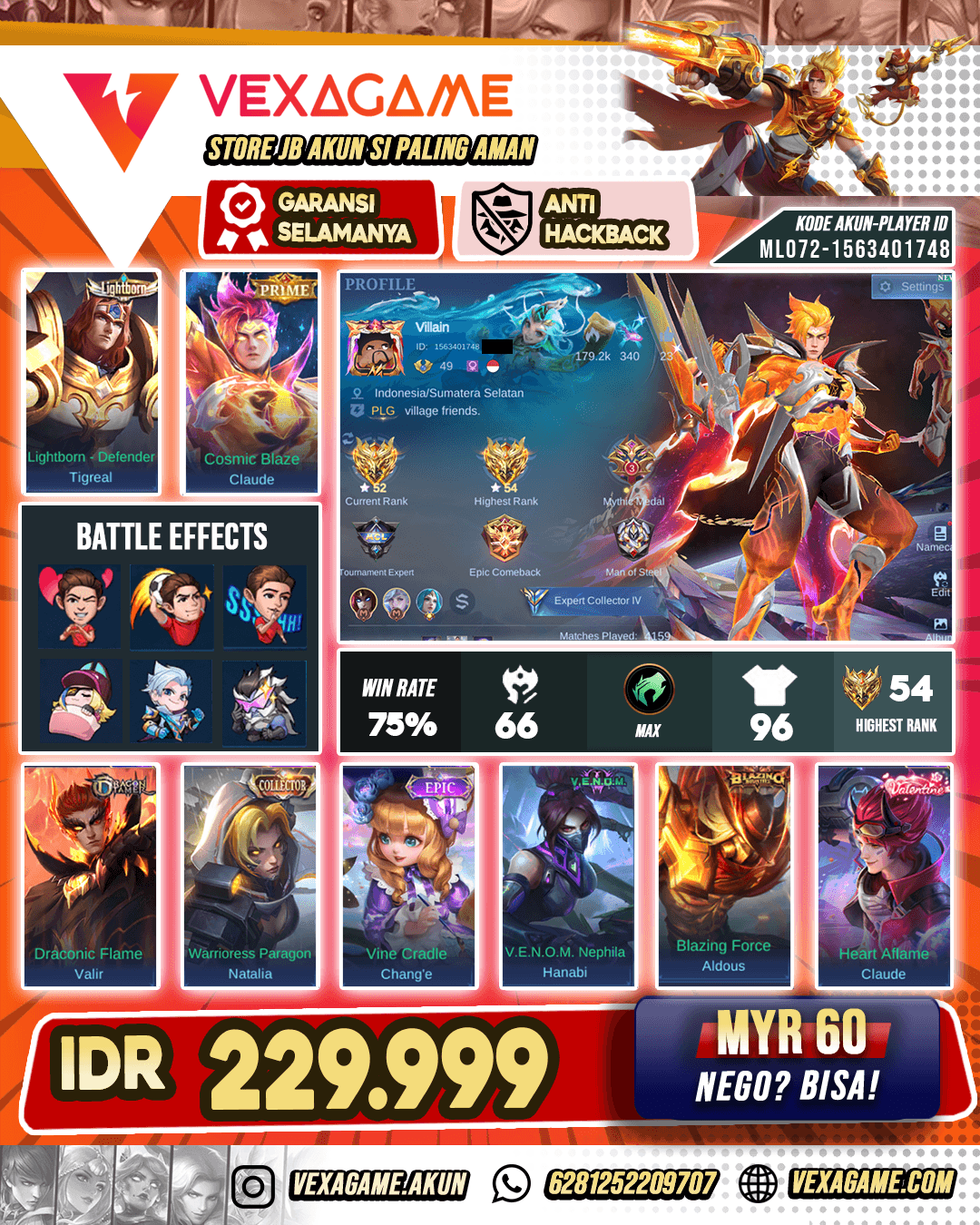 Akun WR Kece | Claude Prime