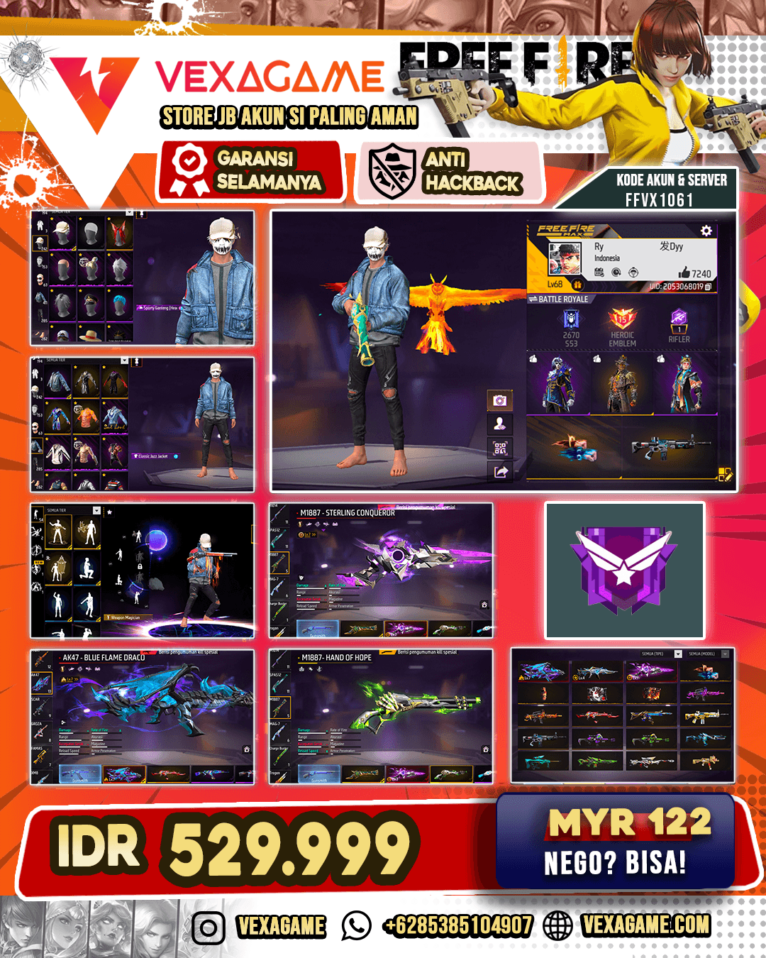 SG 3 RASA | EVO 3 MAX 2 | FJ V2 | GALACTIC BUNNY BUNDLE | COSMIC SHOCK BUNDLE | SUPERVOID BUNDLE | SUPER FASHION | SCOCRHING BUNDLE | CLASSIC JAZZ JACKET |  CELANA ANGEL KUNING | EMOT KEDATANGAN GUARDIAN DRACHEN