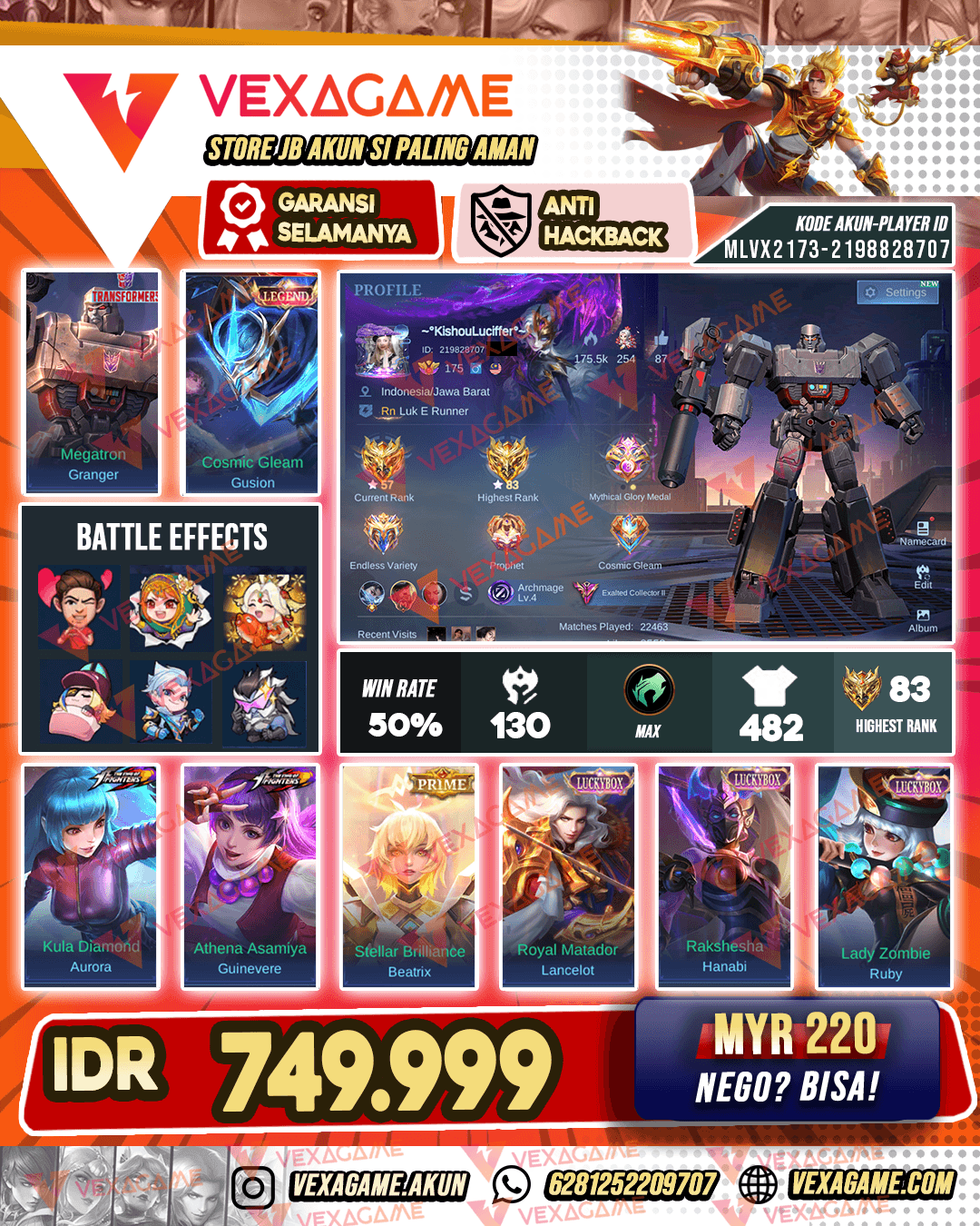 Granger transformers  | 2 KOF | Gusion Legend