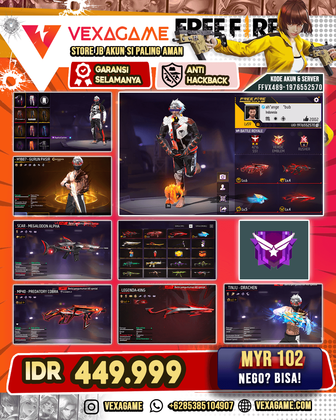 EVO 3 OTW MAX 1 | TINJU MAX | SG GURUN  | VAULT 200+