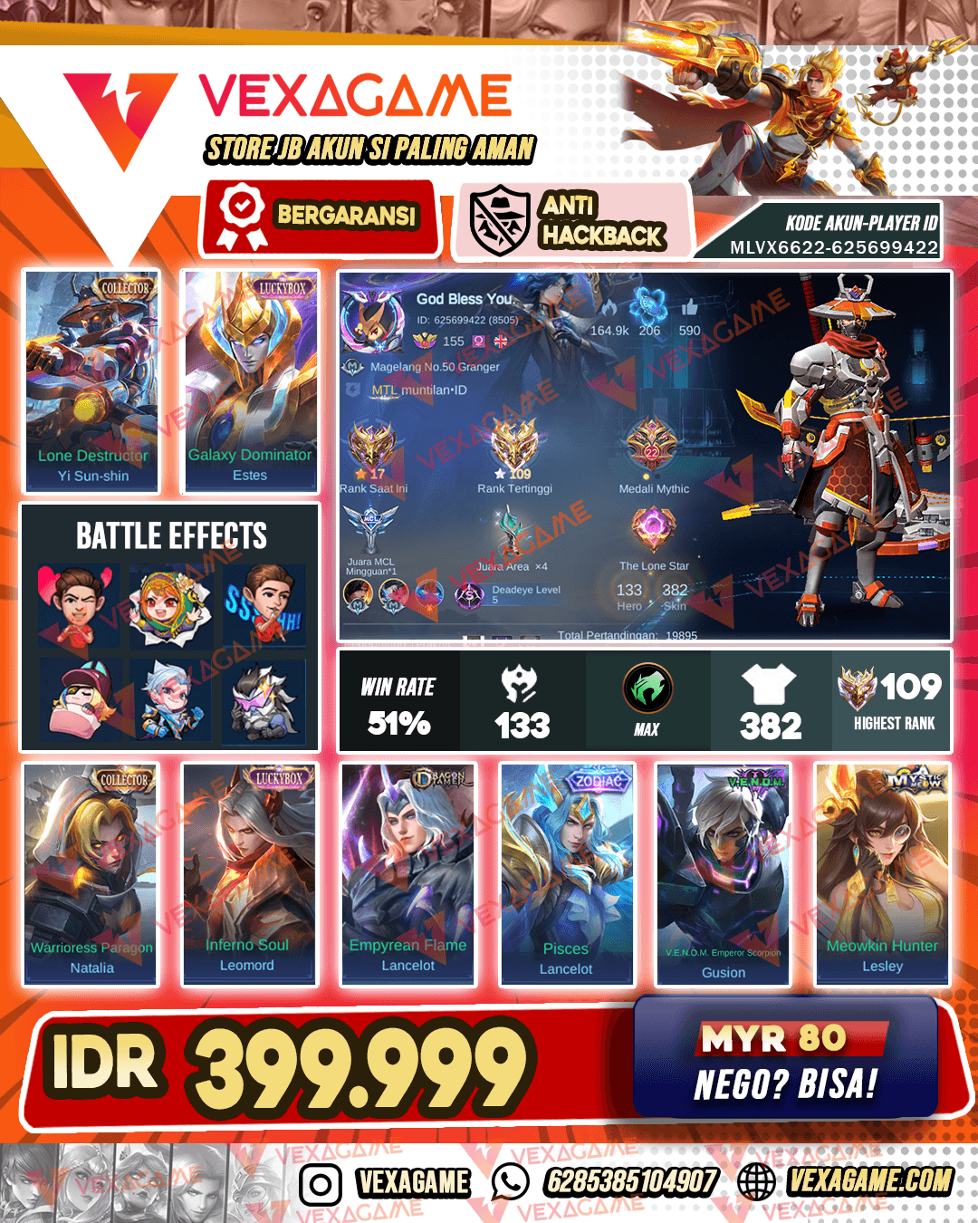 YSS Collector | 2 Luckybox | 3 Zodiac | Embelm & Hero MAX