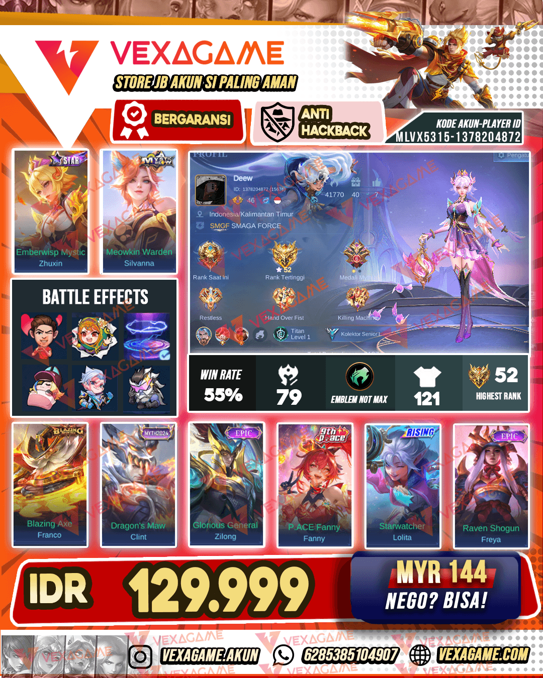Zhuxin Starlight | Recal Tas Tas