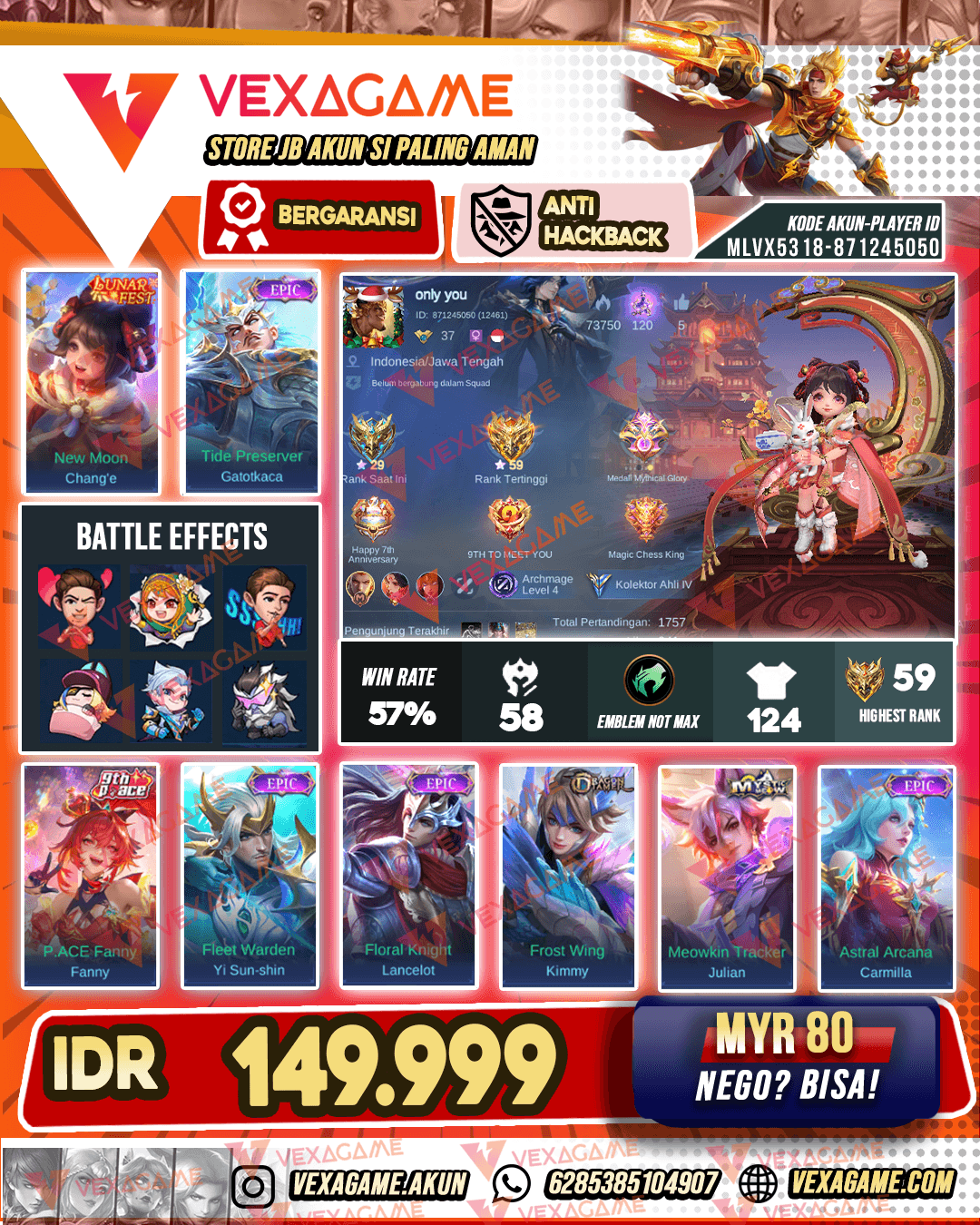 Change Lunar Fest | Gatotkaca Epic