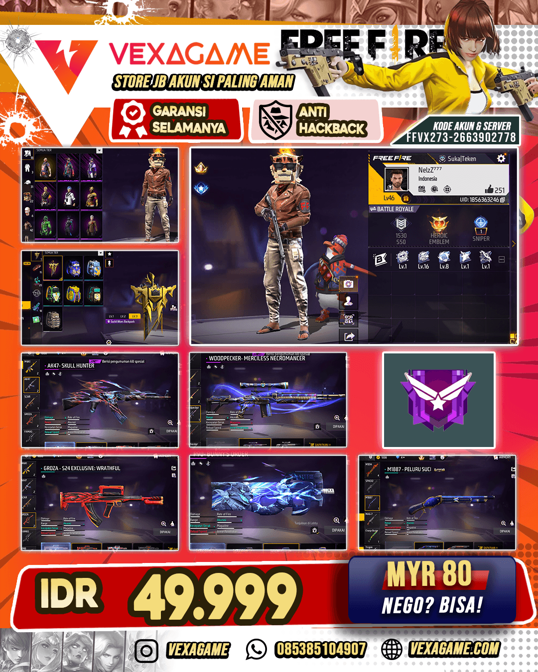 Akun FF Murah