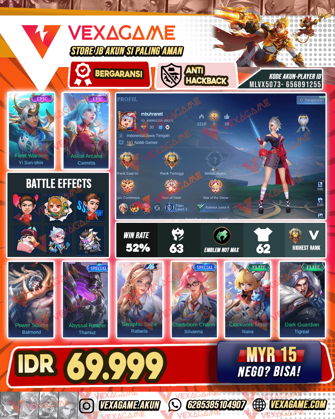 Akun Murah Budget Pelajar