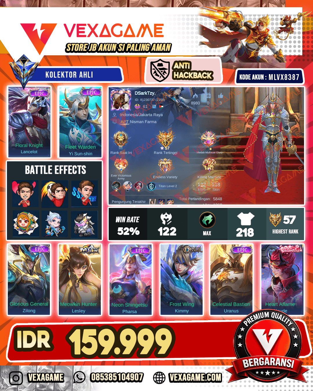 Lancelot Epic | Yss Epic