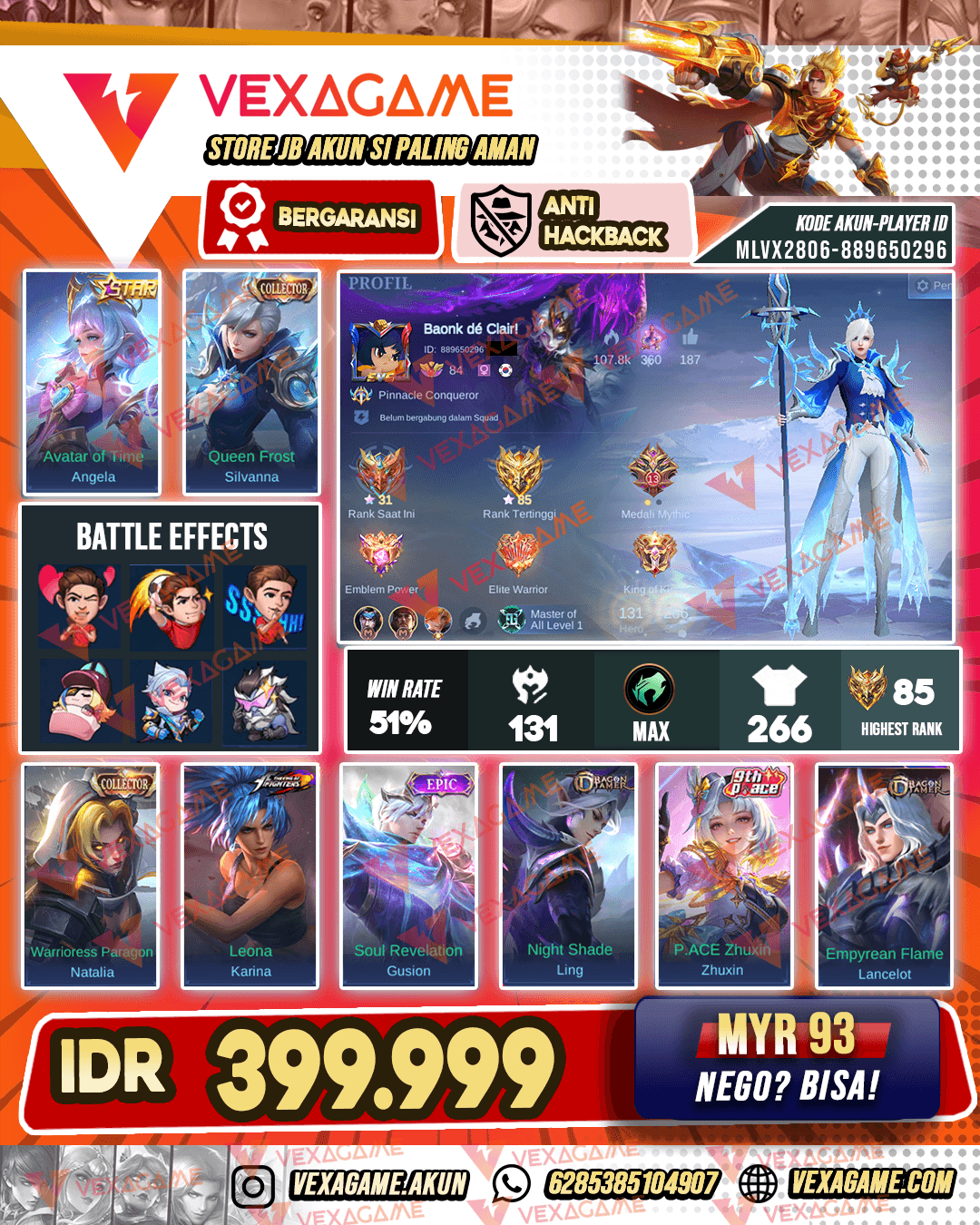 Silvanna Collector X Angela Annual Star | Emblem MAX & Hero MAX