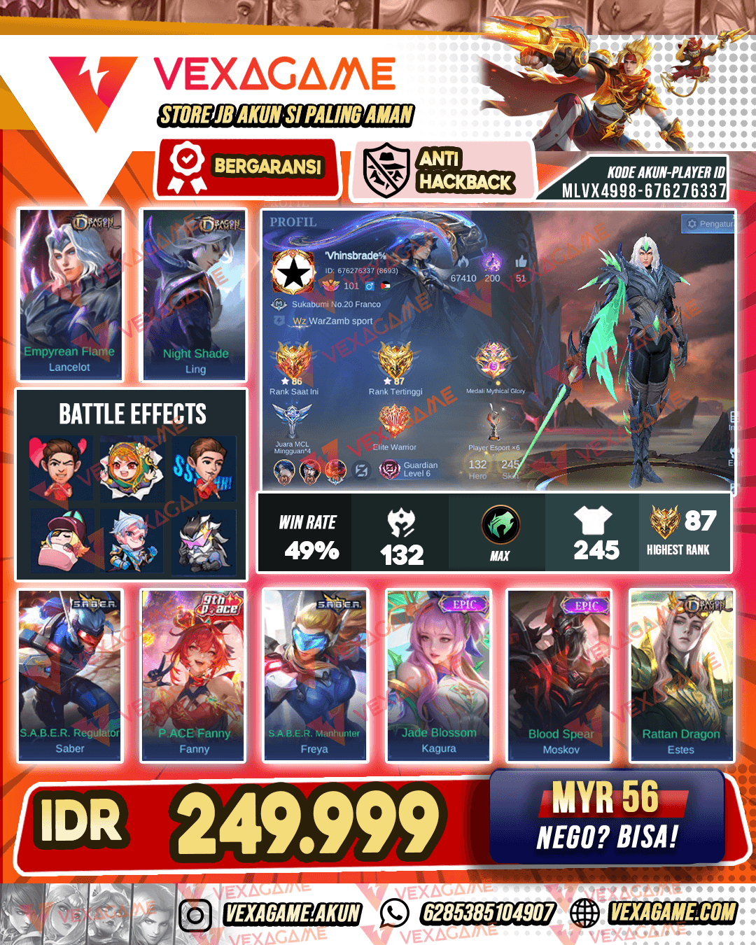 Lancelot Dragon Tamer X Ling Dragon Tamer | Emblem MAX & Hero MAX