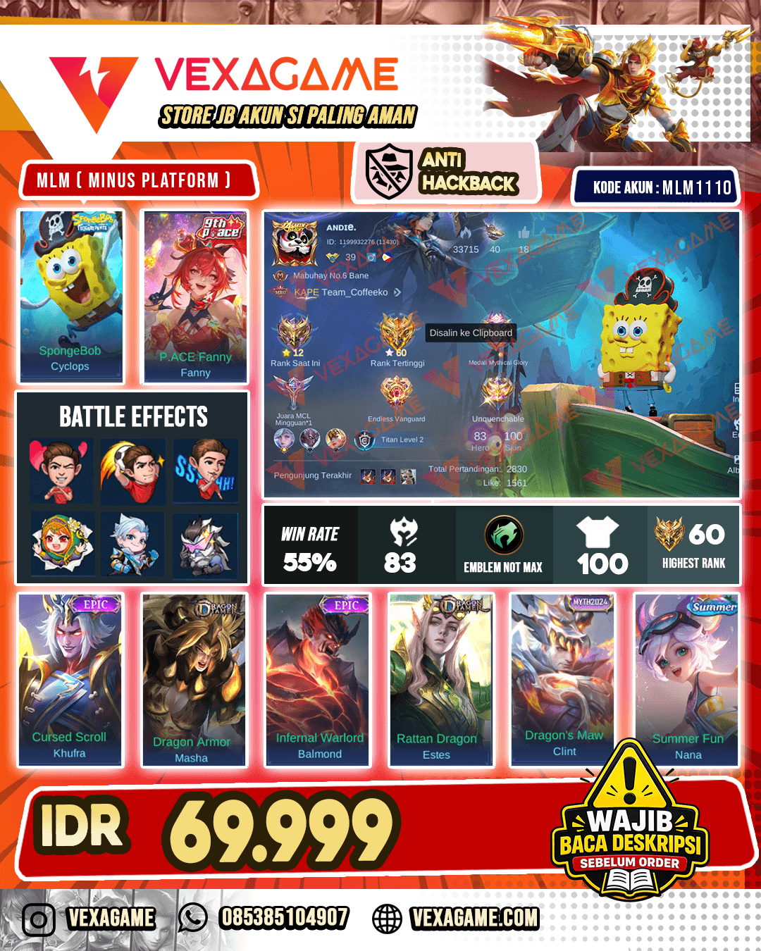 Cyclops Spongebob X Fanny P Ace
