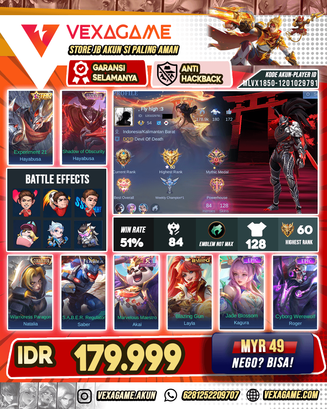 Hayabusa Luckybox X Hayabusa Star Kuning