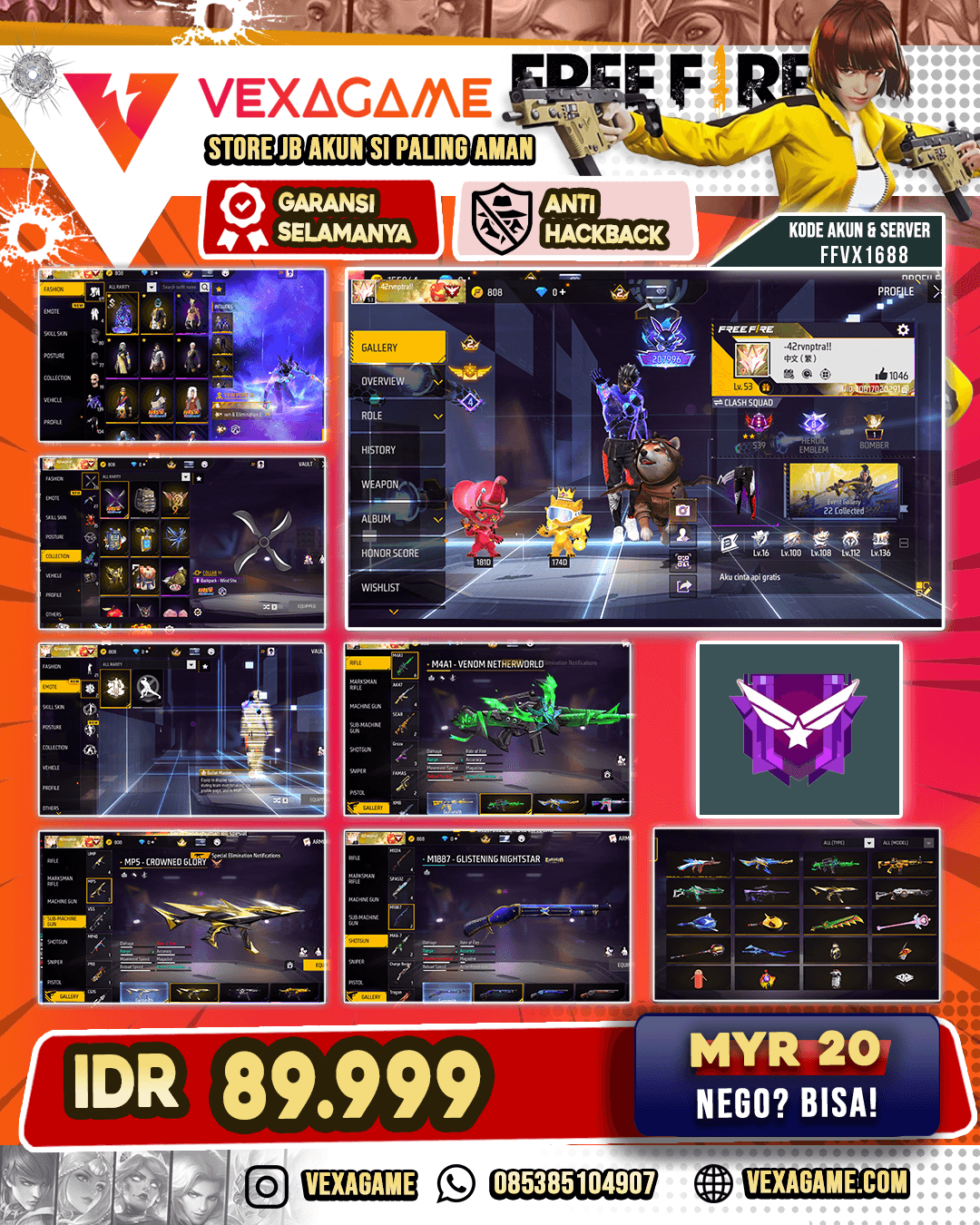 Animasi Lobby On | Bundle Bunny | sg 2 rasa | Vault  130++