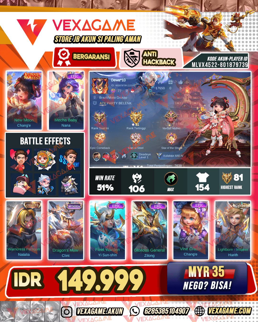 Change Lunar Fest | Nana Epic