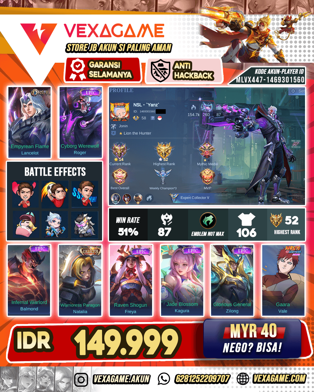 Roger Epic Murah