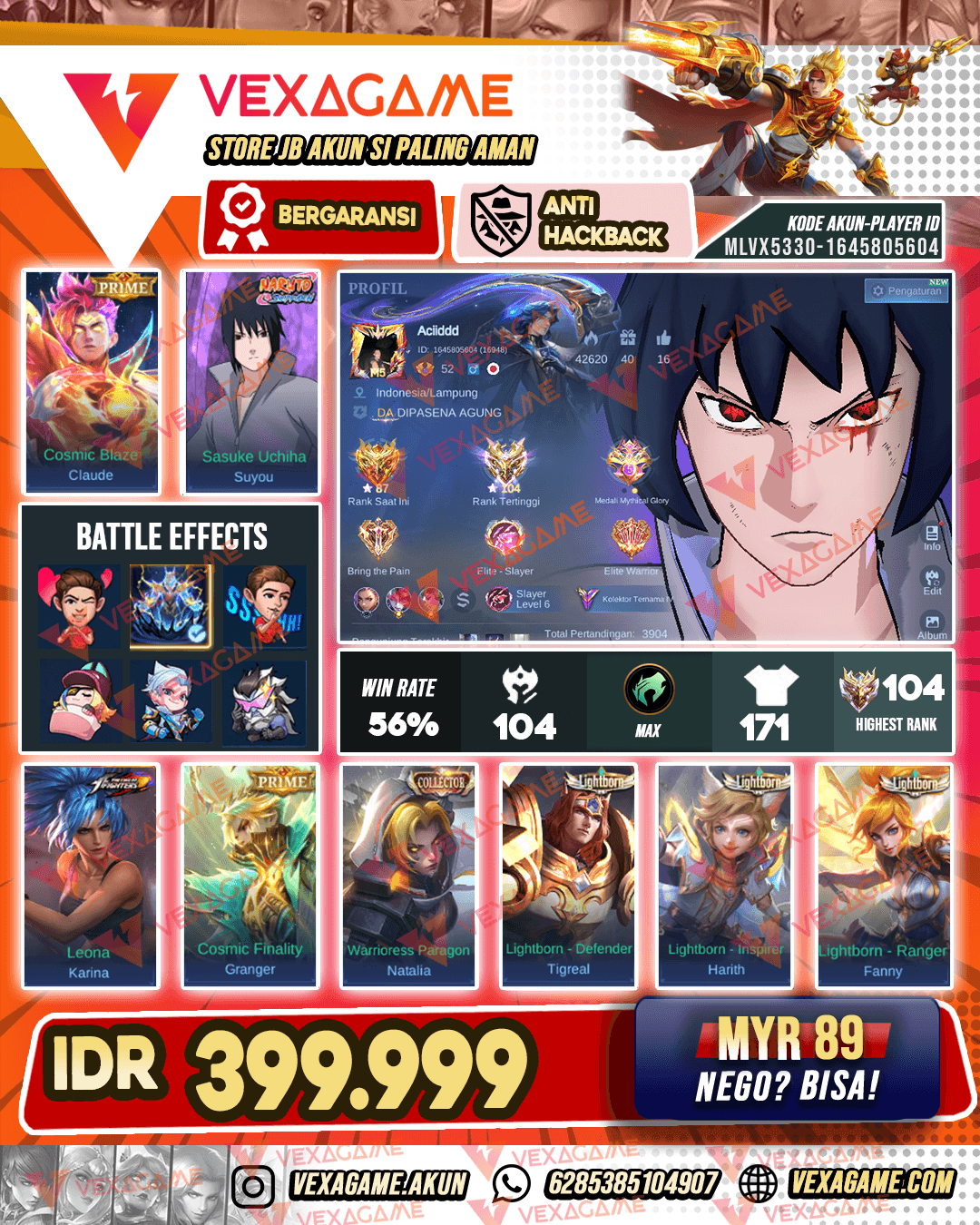 Suyou Sasuke Ex Immortal | Recall Zeus