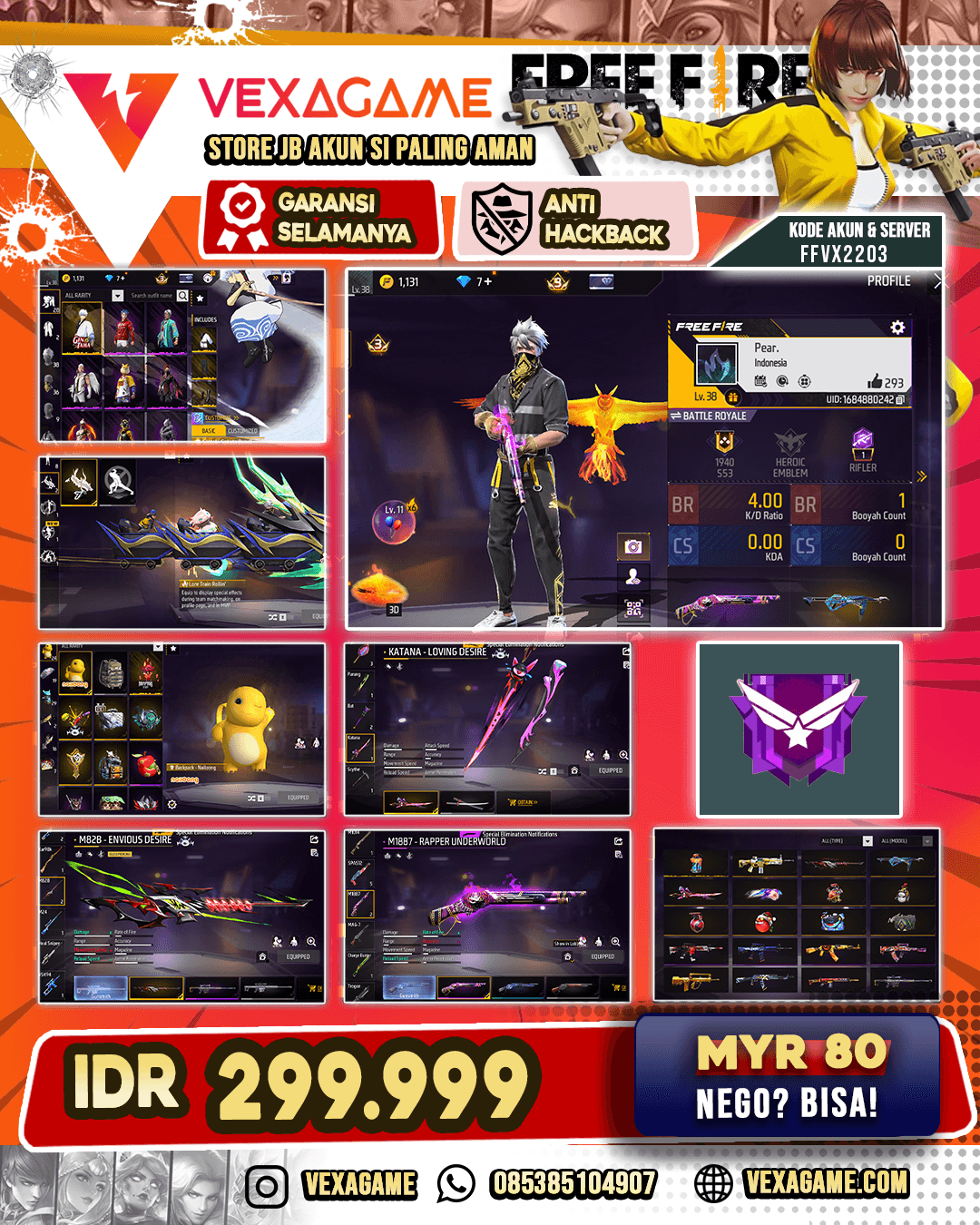 SG2 RAPPER | FIST FROSTFIRE PUNCH | CELANA ANGEL ON | VAULT 70+ | ANIMASI KEDATANGAN ON