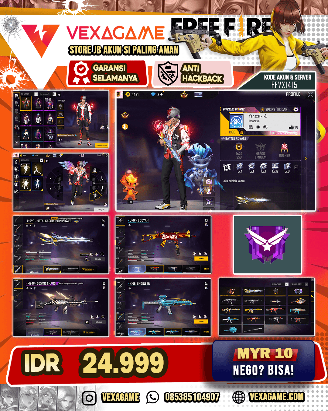 AKUN MURAH | SG METALGARURUMON POWE |  | VAULT 20++