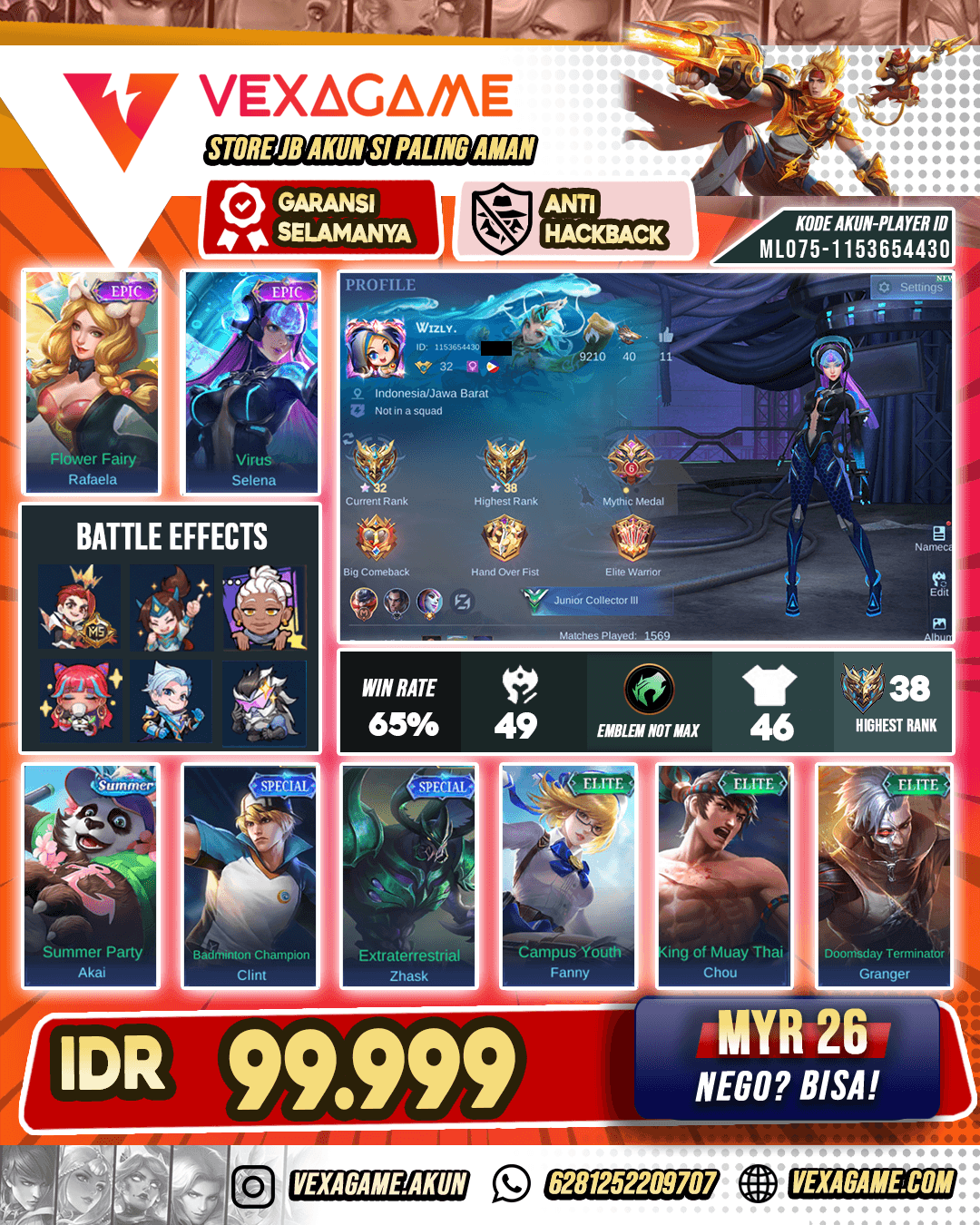 Selena Virus Murah