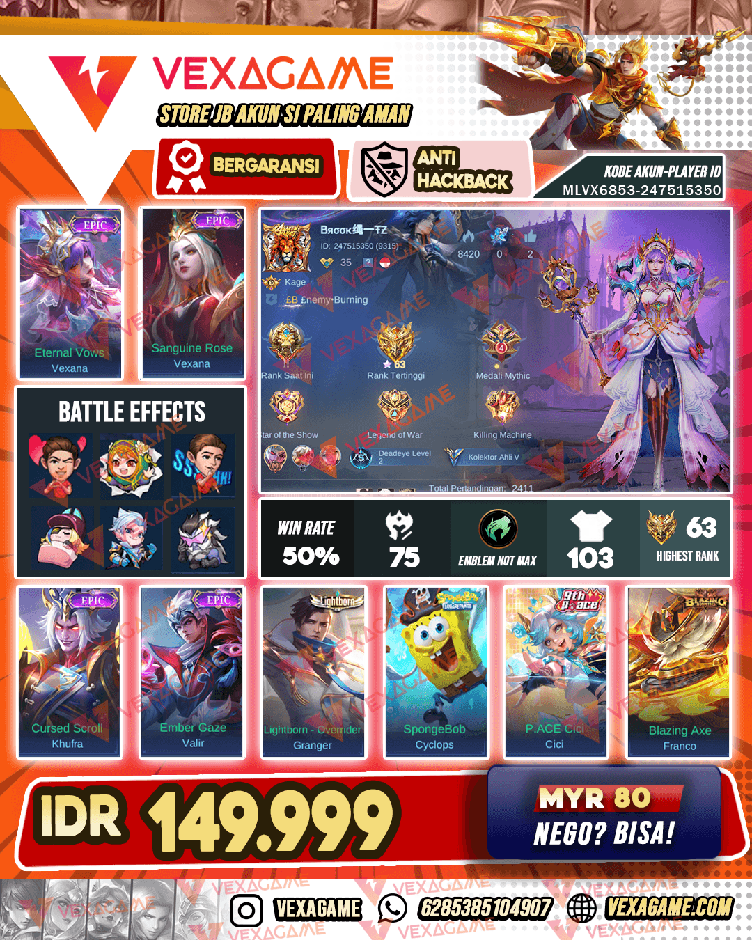2 Vexana Epic | Valir Epic