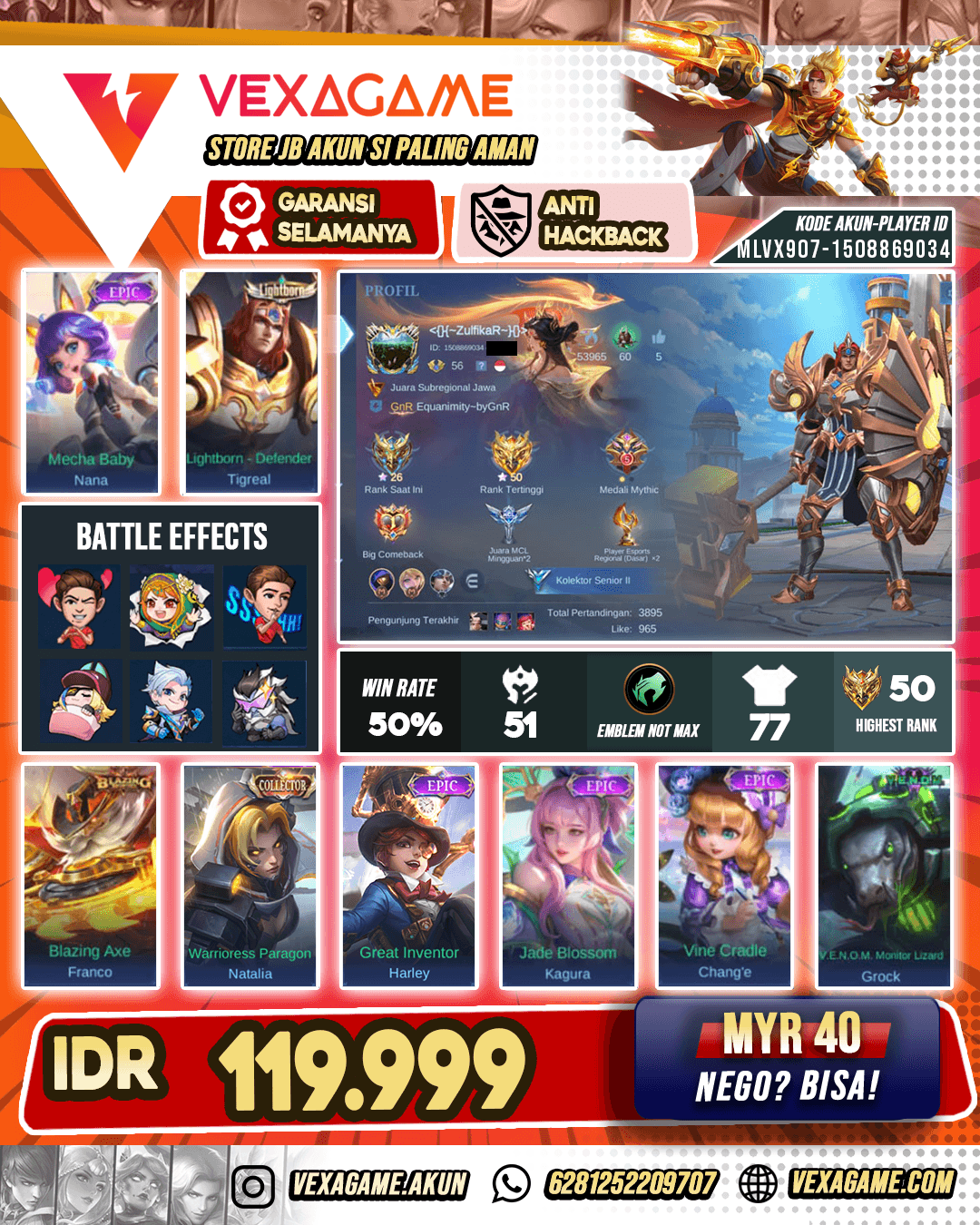 Kolektor Senior | BP 100.000++