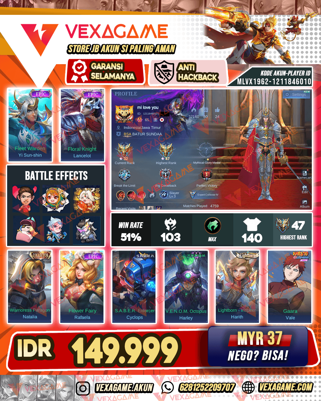 Lancelot Epic X Yi Sun Shin Epic