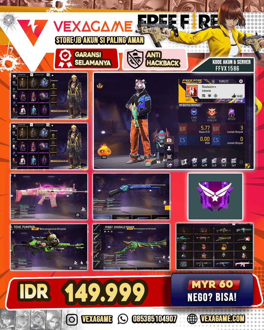 SG TEROMPET | SCAR CUPID | BUNDLE BANDIT