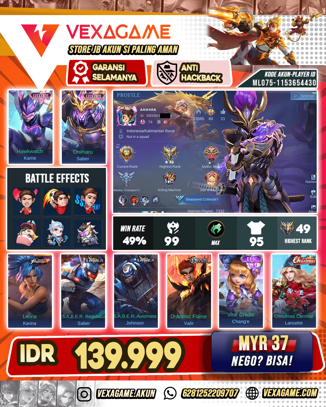 Saber Luckybox Murah