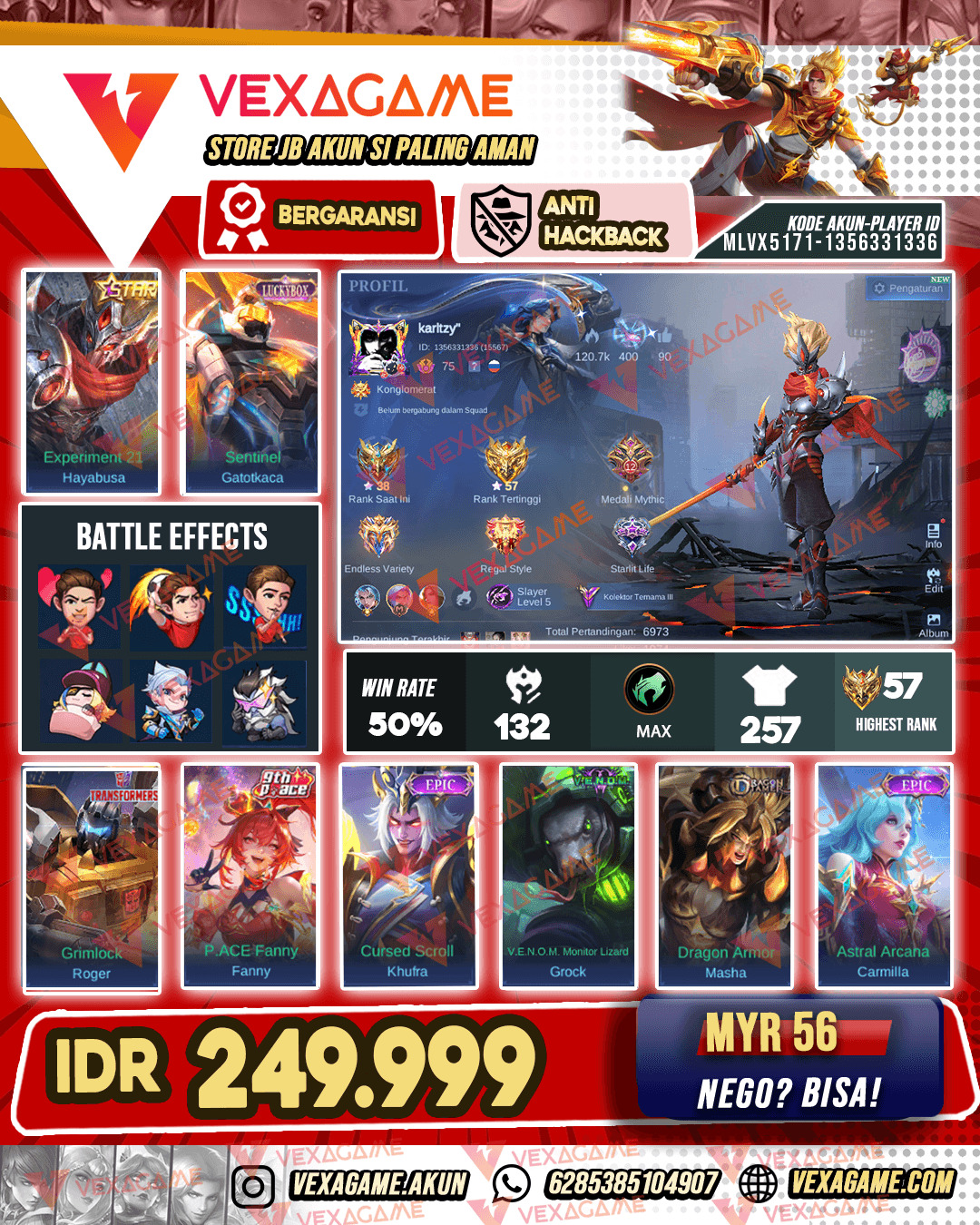 Hayabusa Annual Star | Gatotkaca Luckybox