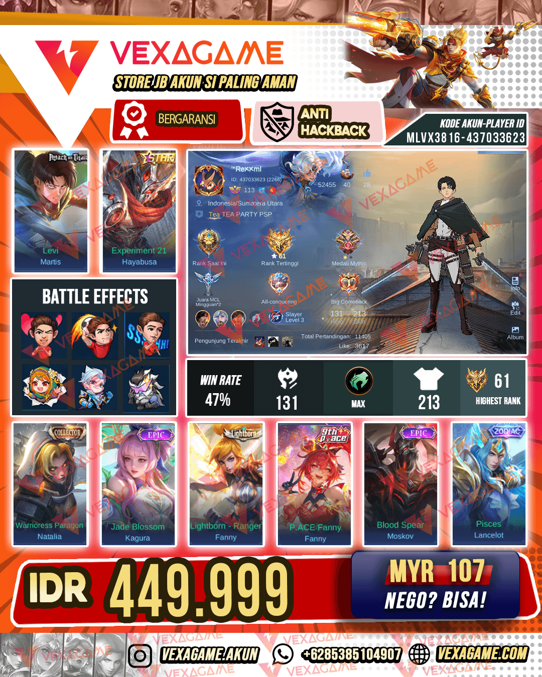 Martis AOT | Haybusa Star Kuning