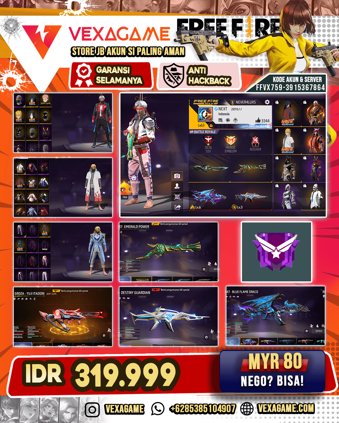 3 EVO 1 OTW MAX | SG 3 RASA | VAULT 200++