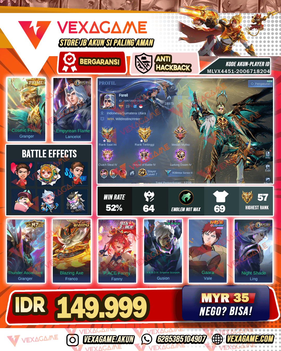 Granger Prime | Lancelor Dragon Tamer