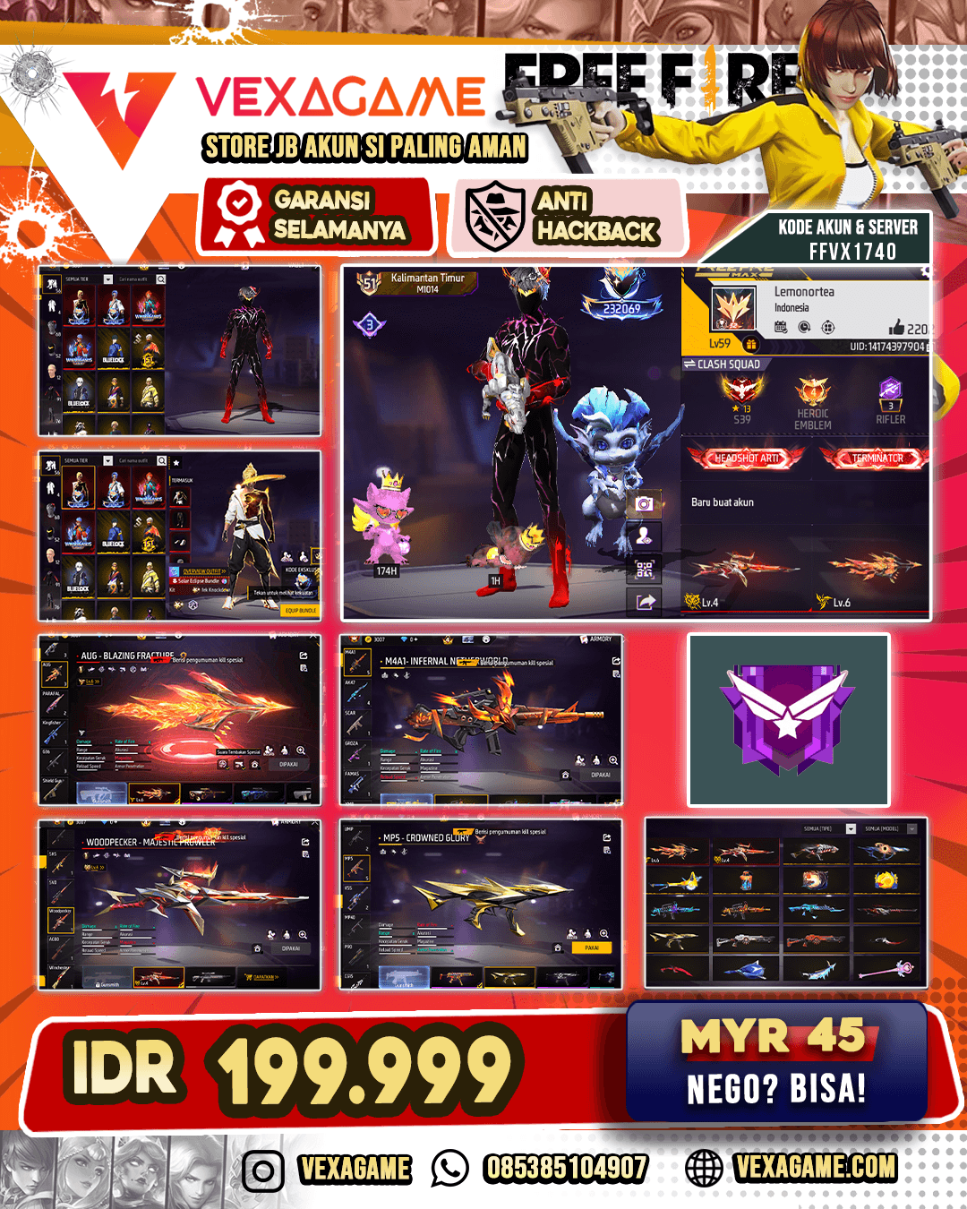 EVO AUG OTW MAX | EVO WOODPECKER | 4 VAULT ARTIFACT | VAULT OTW 100