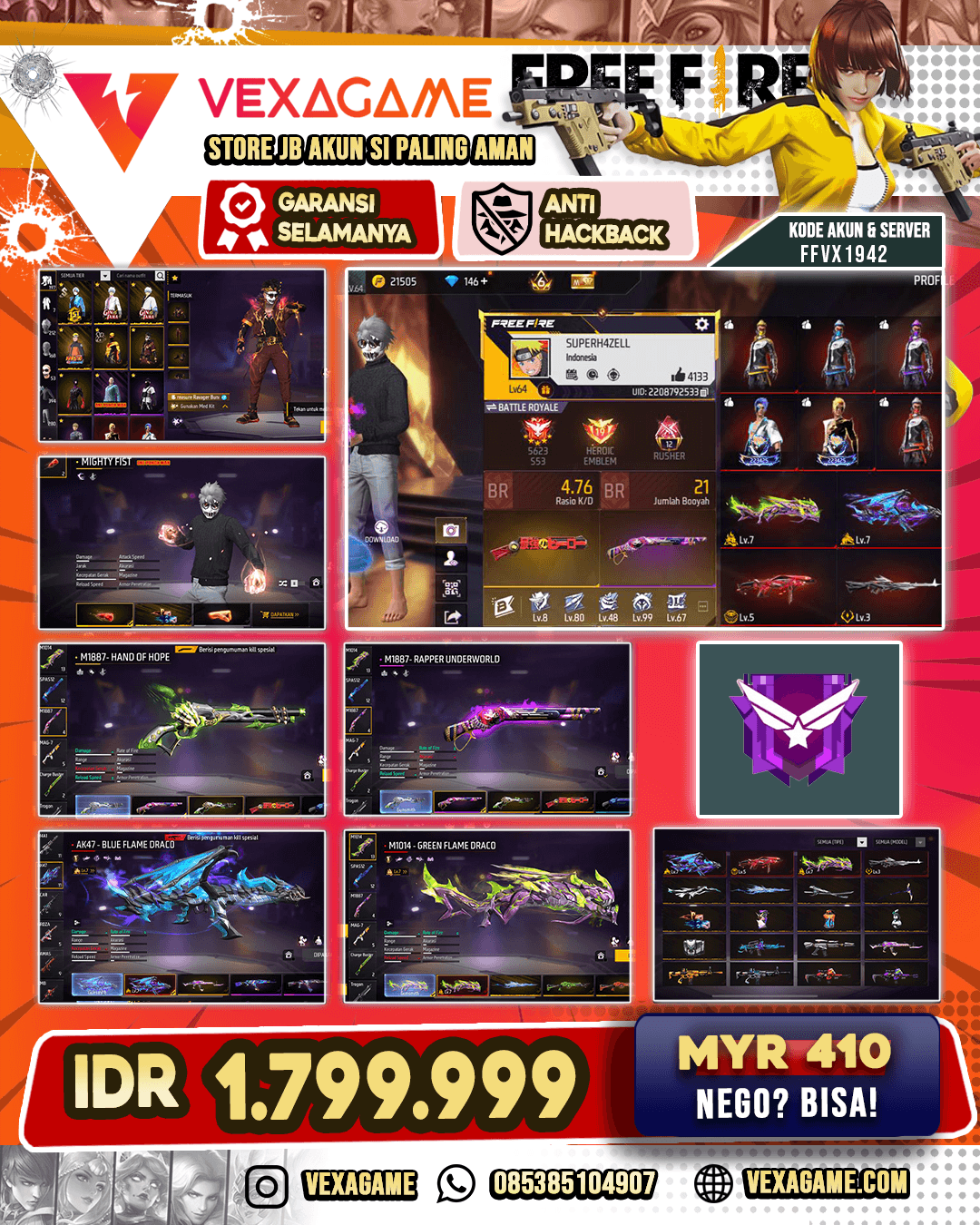 SG OPM X Rapper X Lumut | 4 Evo 2 MAX | Vault OTW 400
