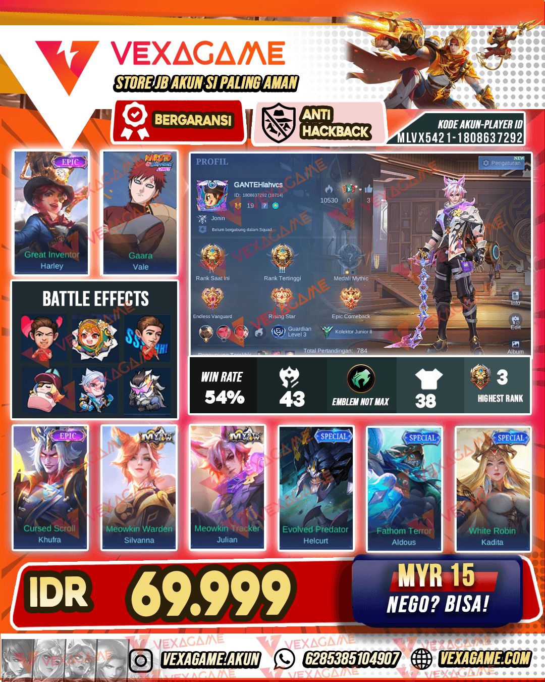 Akun Murah Harga Pelajar