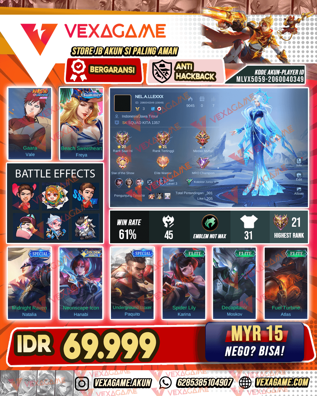 Akun Murah Banget!!